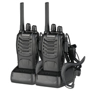 BF-88E 1500mAh Ultra-long Standby Walkie-talkie EU Standard Black