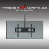 TMC-7006 Ceiling Mount TV Wall Bracket Roof Rack Pole Retractable For 32"-70" Flat Screen